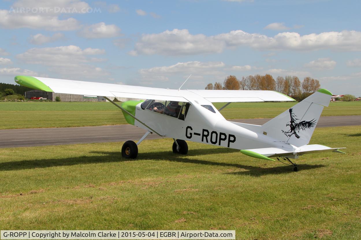 G-ROPP, 2012 Groppo Trial C/N LAA 372-15178, Nando Groppo Trial at The Real Aeroplane Club's Auster Fly-In, Breighton Airfield, May 4th 2015.