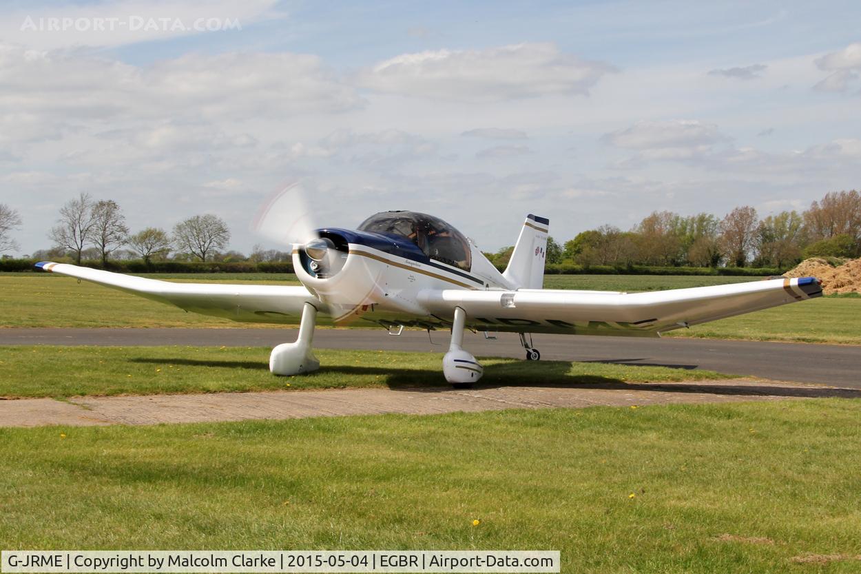 G-JRME, 2009 Jodel D-140E Mousquetaire IV C/N 444/PFA 251-13155, Jodel D-140E Mousquetaire IV at The Real Aeroplane Club's Auster Fly-In, Breighton Airfield, May 4th 2015.
