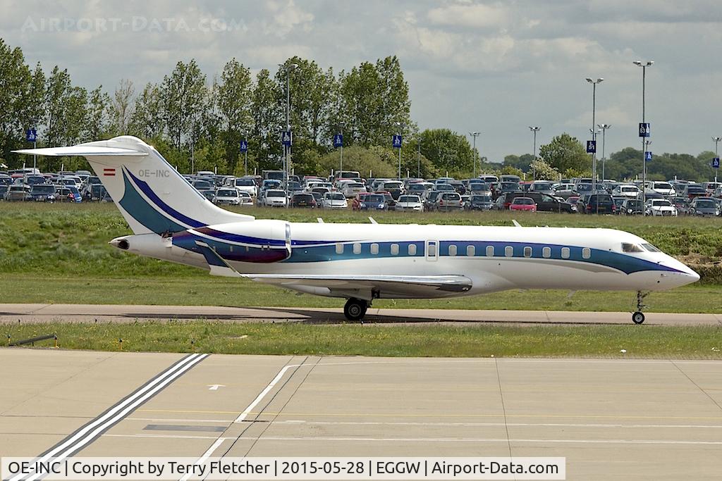 OE-INC, 2006 Bombardier BD-700-1A10 Global 5000 C/N 9168, 2006 Bombardier BD-700-1A11 Global 5000, c/n: 9168 at Luton