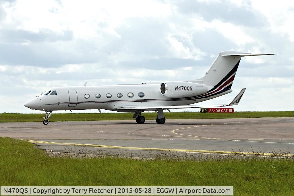 N470QS, 2007 Gulfstream Aerospace GIV-X (G450) C/N 4084, 2007 Gulfstream Aerospace GIV-X (G450), c/n: 4084 at Luton