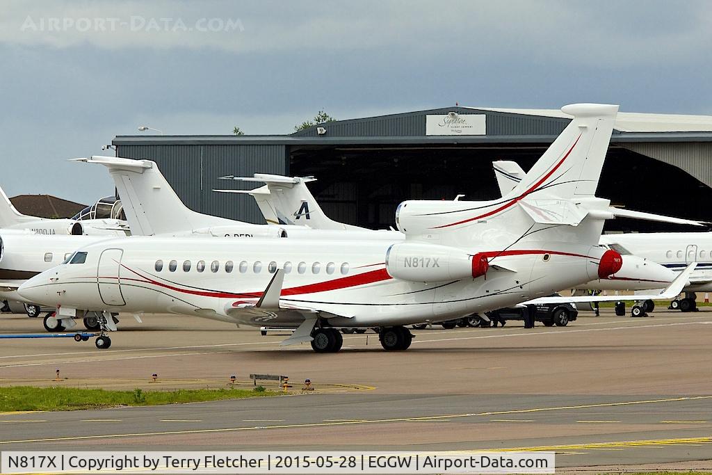 N817X, 2013 Dassault Falcon 7X C/N 208, 2013 Dassault 7X, c/n: 208 at Luton