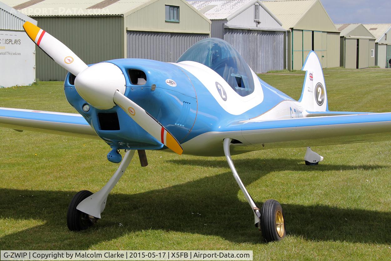 G-ZWIP, 2005 Silence Twister C/N PFA 329-14211, Silence Twister waiting to perform at the opening of Sedgefield Airfield's new clubhouse, May 17th 2015.