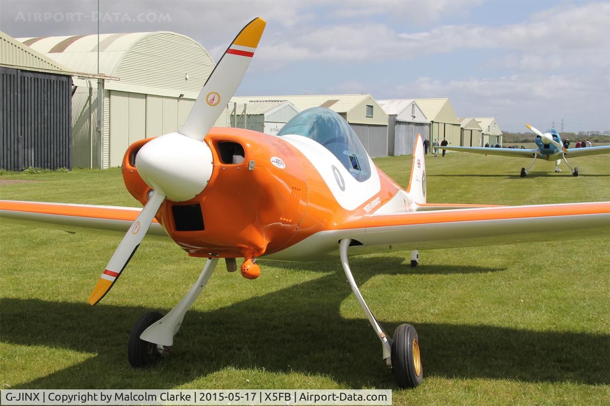 G-JINX, 2013 Silence Twister C/N LAA 329-15102, Silence Twister waiting to perform at the opening of Fishburn Airfield's new clubhouse, May 17th 2015.