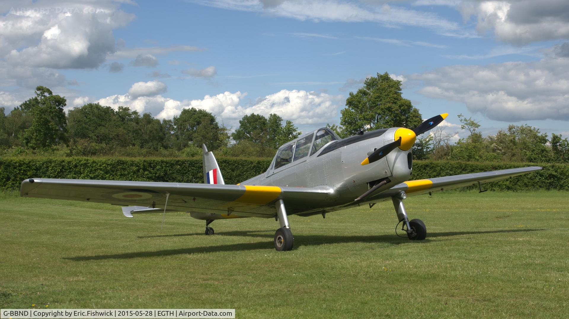 G-BBND, 1950 De Havilland DHC-1 Chipmunk T.10 C/N C1/0225, 3. G-BBND (WD286) visiting Old Warden (Shuttleworth) Aerodrome.