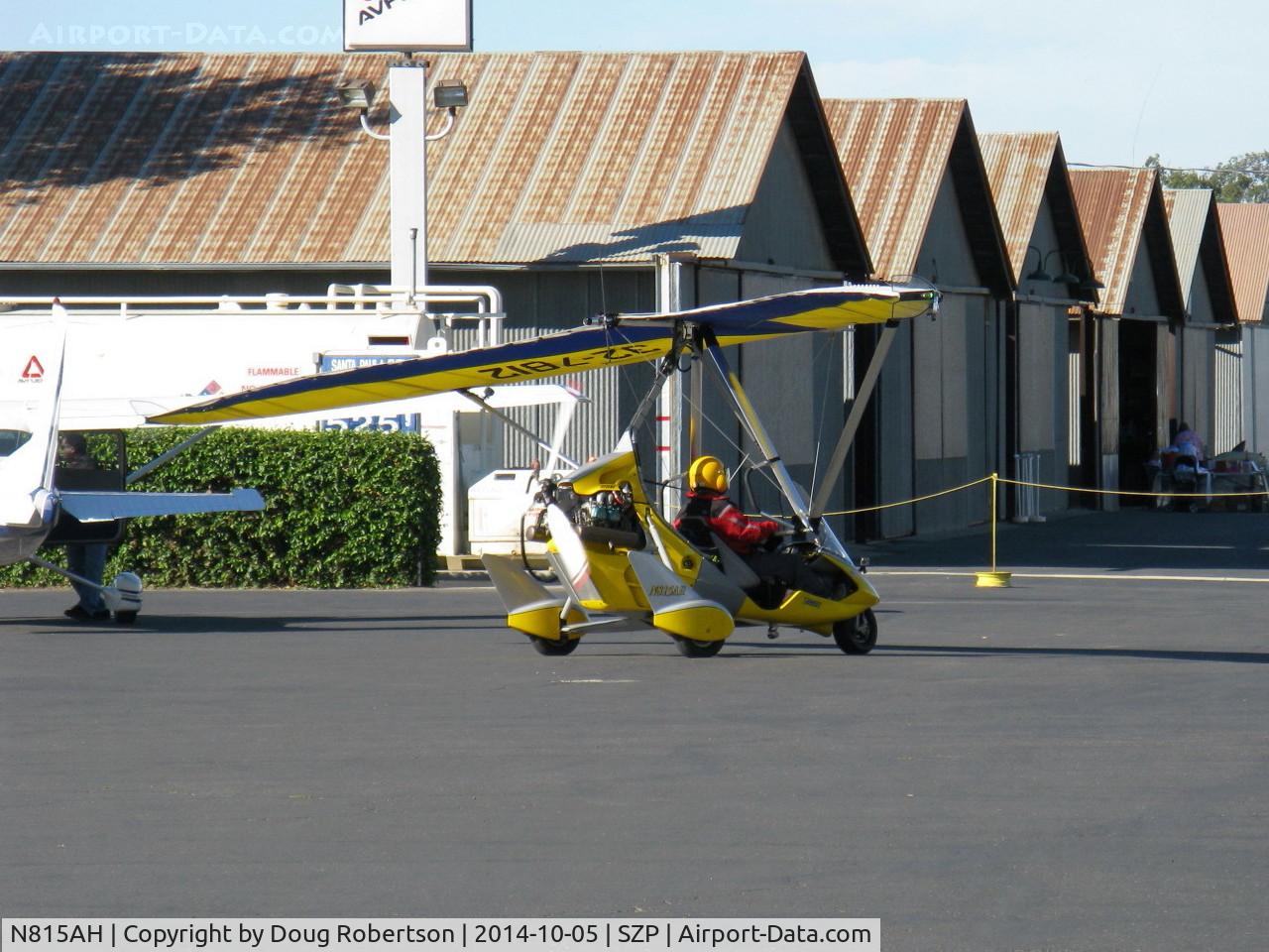 N815AH, 2006 Air Creation Tanarg C/N T06076, 2006 Air Creation USA TANARG, weight-shift control trike, Rotax 912S 100 Hp pusher, taxi