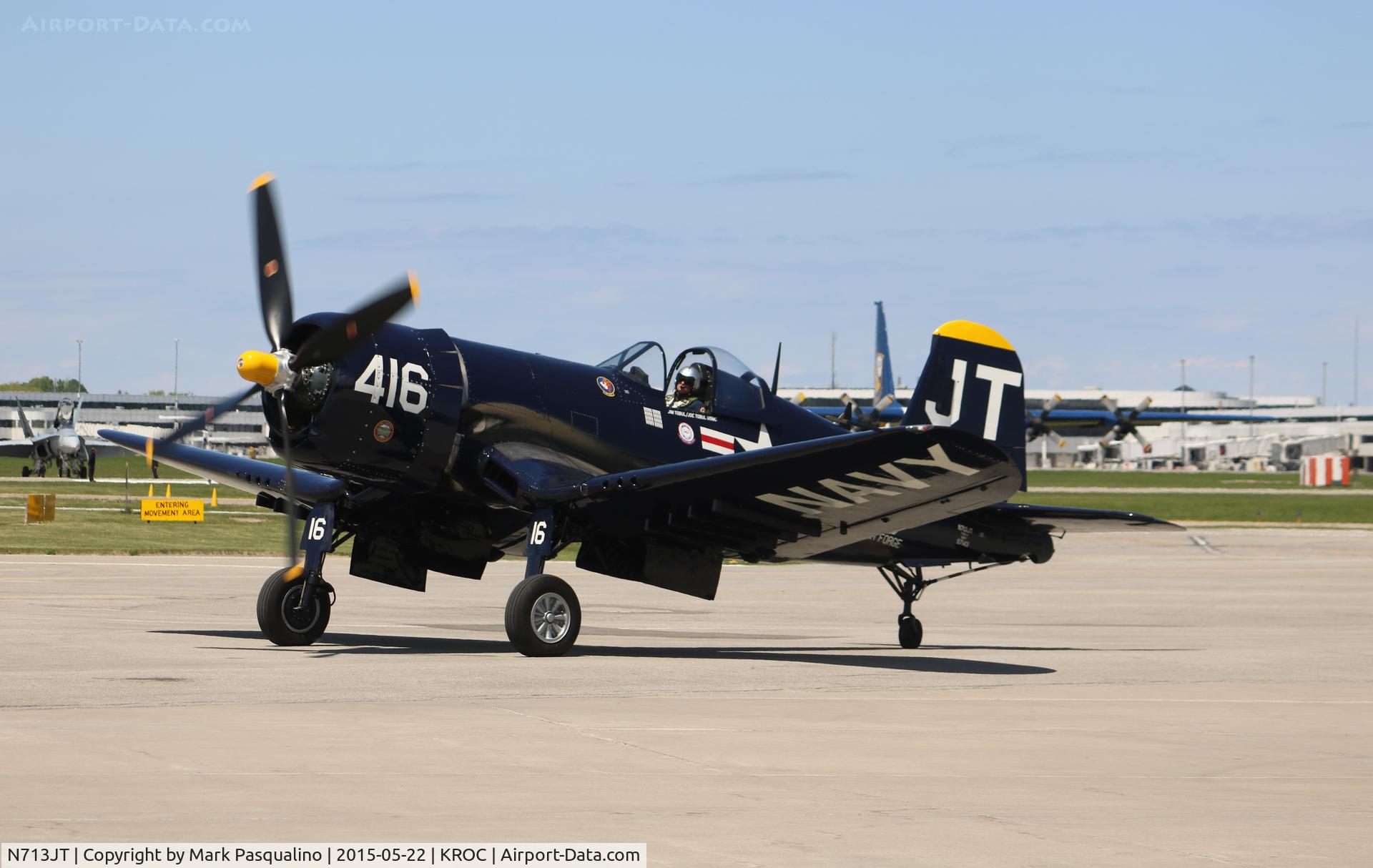 N713JT, 1945 Vought F4U-4B Corsair C/N 97143, Vought F4U-4B