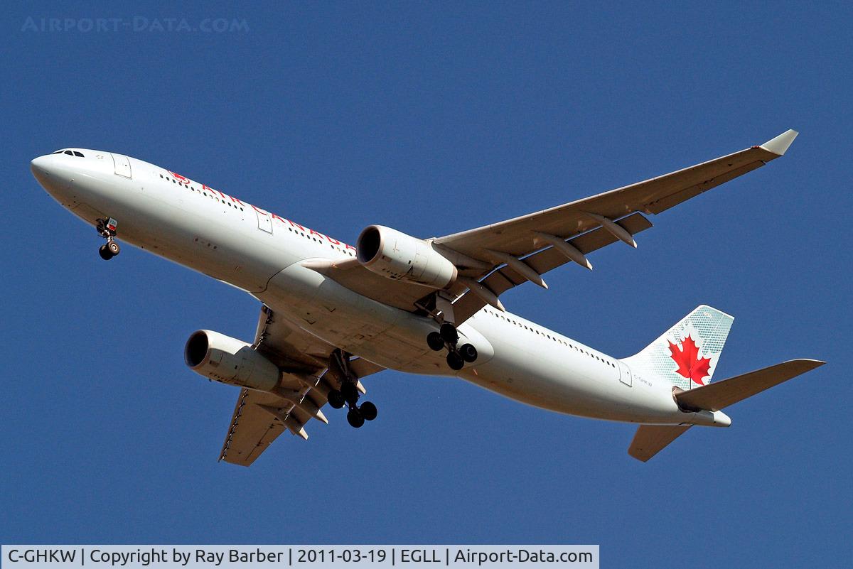 C-GHKW, 2001 Airbus A330-343 C/N 0408, Airbus A330-343X [408] (Air Canada) Home~G 19/03/2011. On approach 27R.