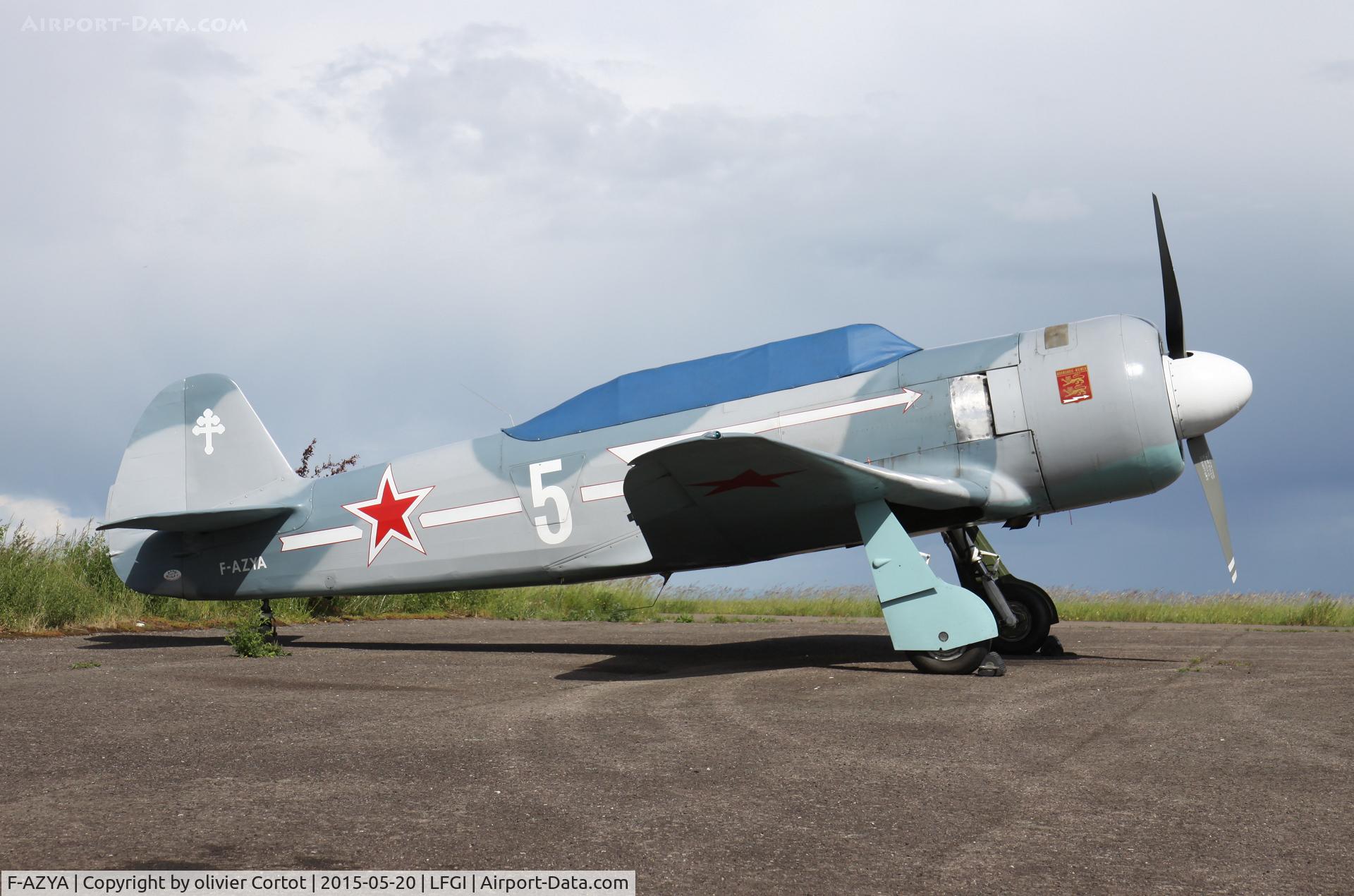 F-AZYA, 1956 Let Yak-11 C/N 172624, maintenance at Darois airfield