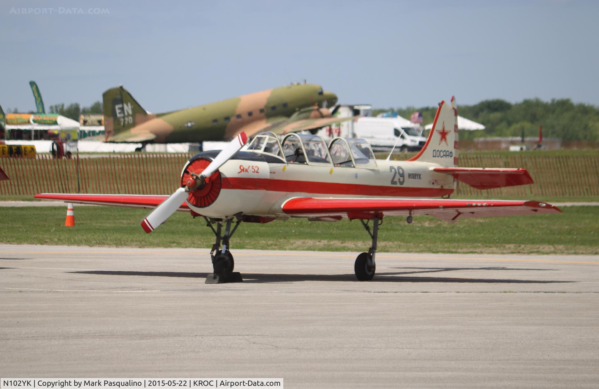 N102YK, 1991 Yakovlev Yak-52 C/N 9111309, YAK-52