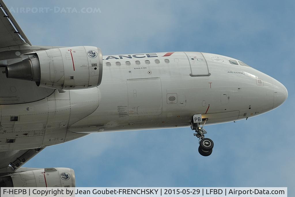 F-HEPB, 2010 Airbus A320-214 C/N 4241, AF 7634 from Paris CDG landing 23