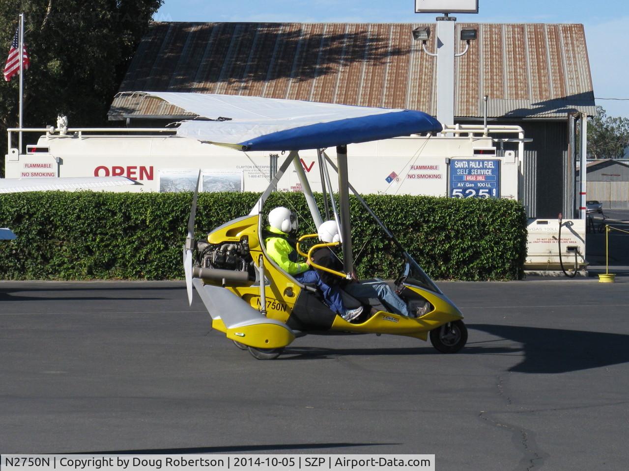 N2750N, 2005 Air Creation Tanarg C/N T05050, 2007 Air Creation USA TANARG, weight-shift control trike. Rotax 912 pusher, taxi