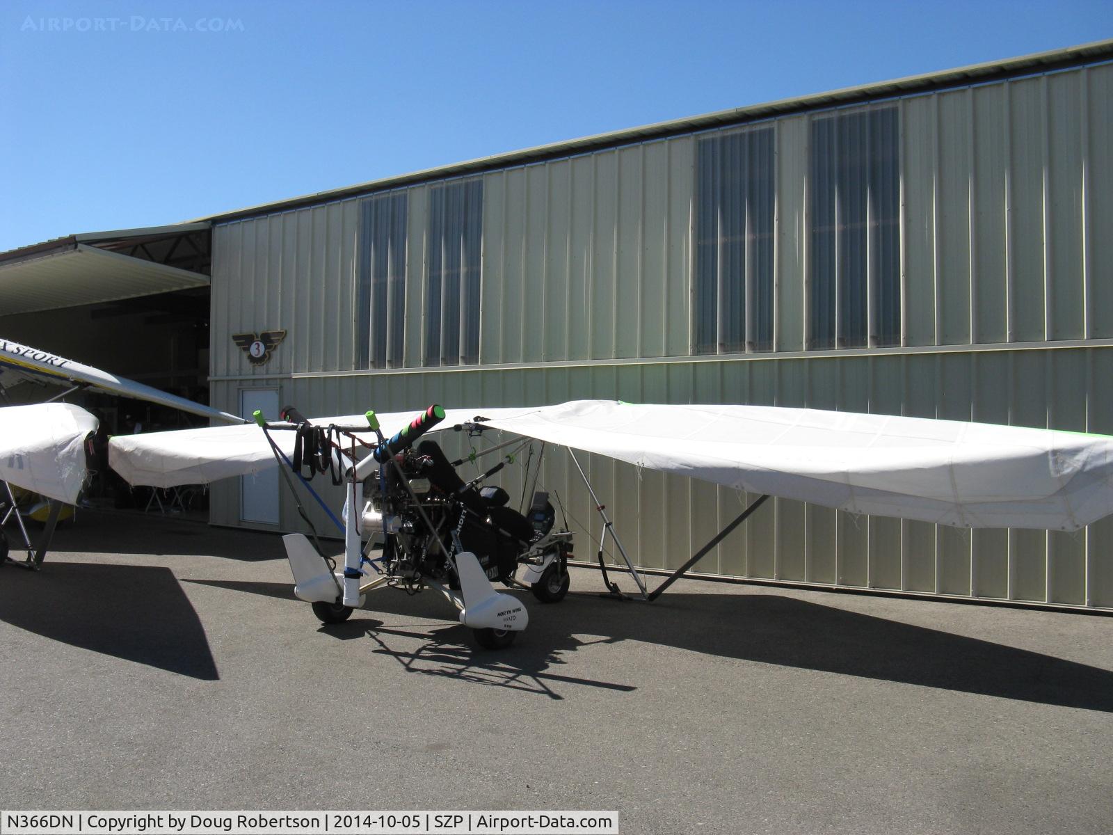 N366DN, North Wing Uum Inc SPORT X2-N C/N LS7003, 2008 North Wing UUM, Inc, SPORT X2,  weight-shift control ultralight trike, Rotax 582, wings covered