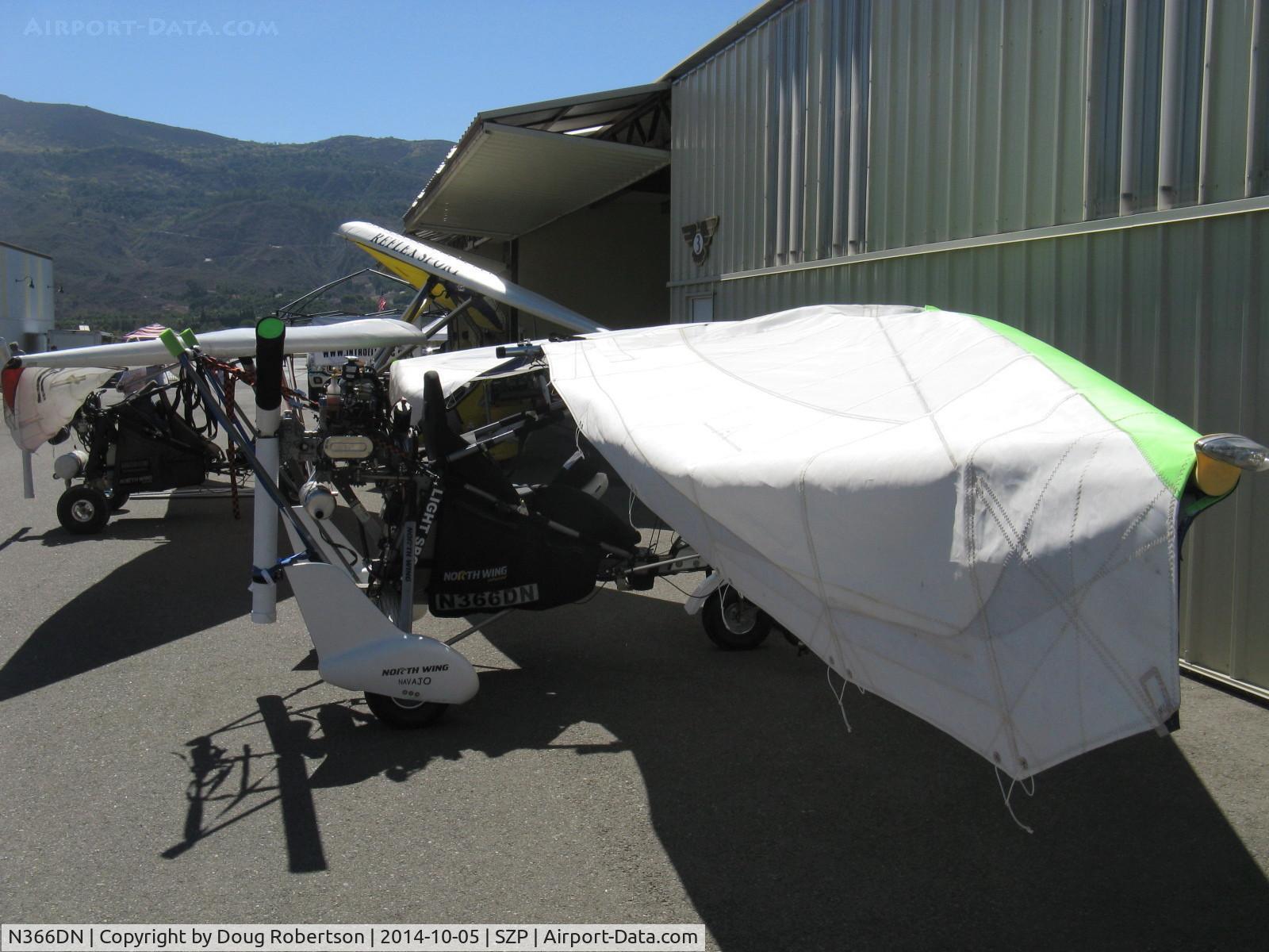 N366DN, North Wing Uum Inc SPORT X2-N C/N LS7003, North Wing UUM, Inc. SPORT X2 weight-shift control trike, Rotax 582, wings covered
