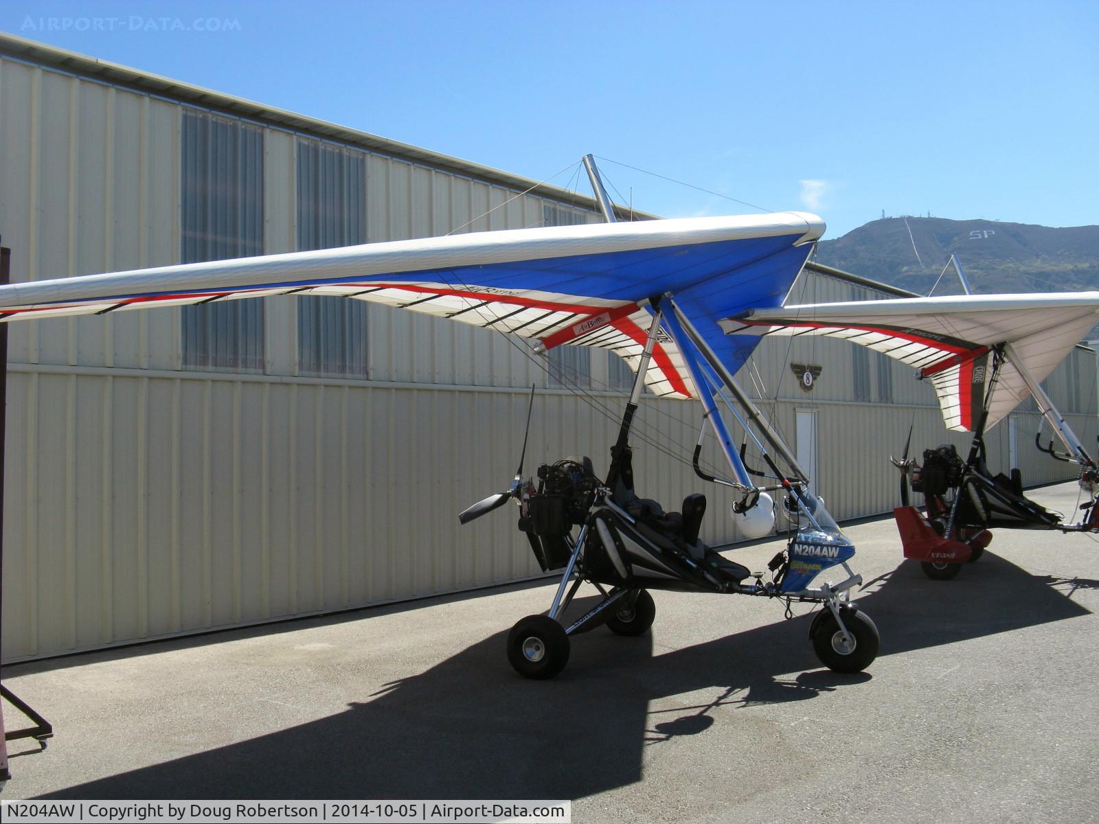 N204AW, 2008 Airborne Edge XT-582-L C/N XT-582-0053, 2008 Airborne Windsports Pty. Ltd. EDGE XT-582-L weight-shift control LSA, Rotax 582UL pusher
