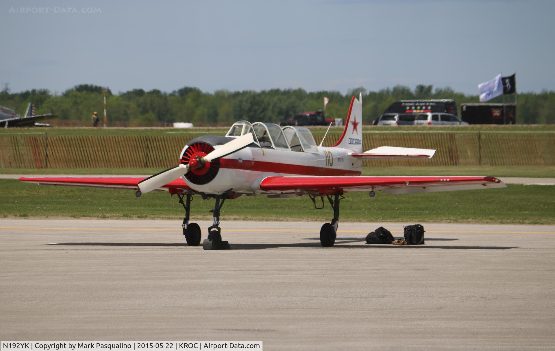 N192YK, 1990 Yakovlev Yak-52 C/N 9011008, YAK-52