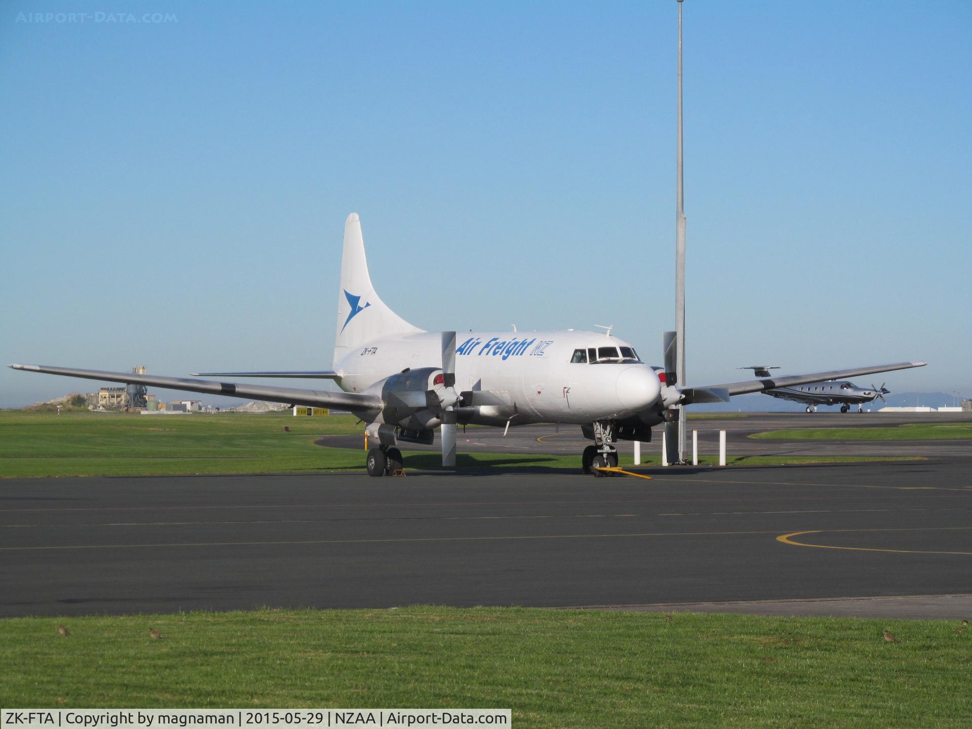 ZK-FTA, Convair 580(F) C/N 168, convair apron - AKL