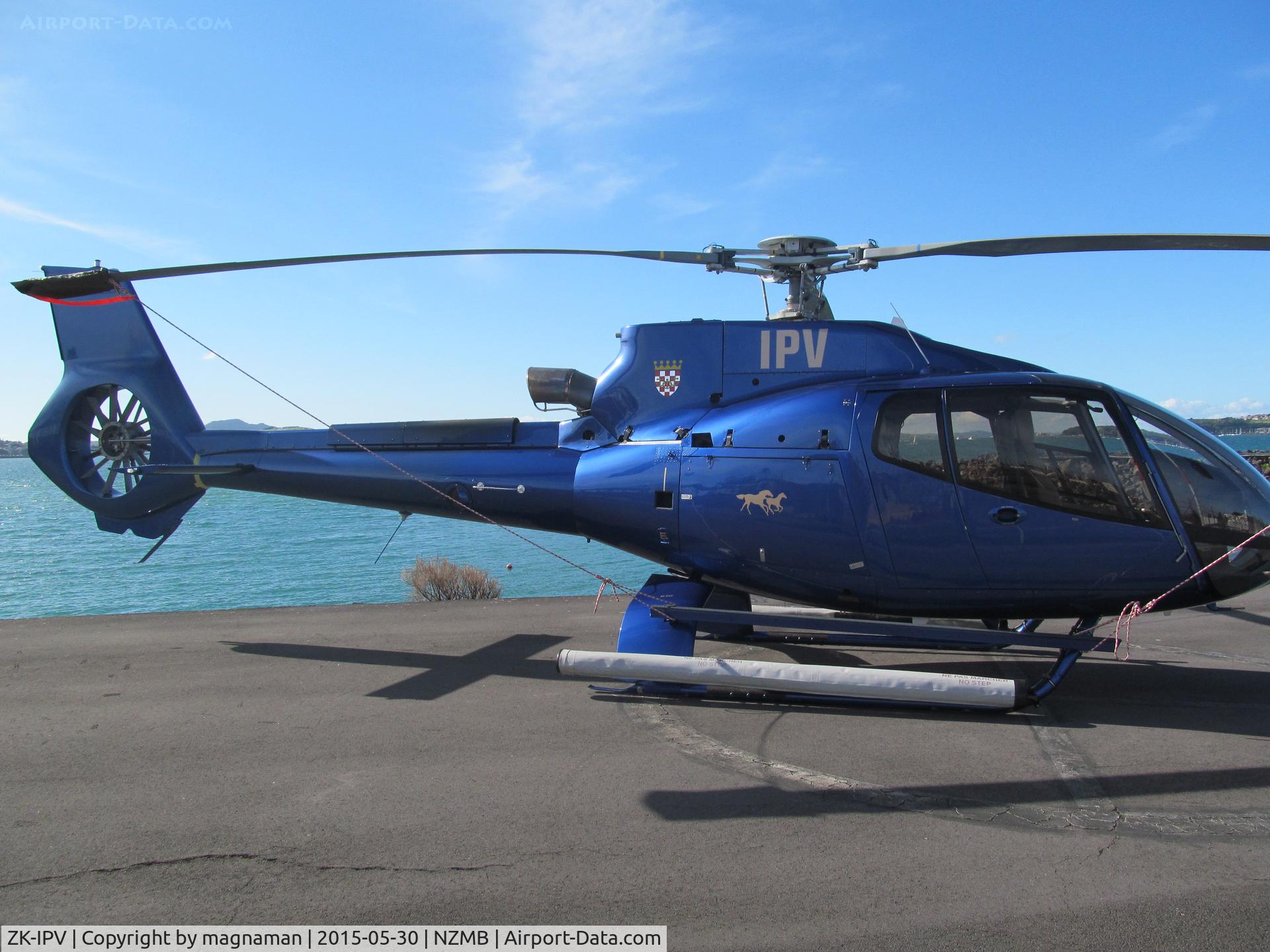 ZK-IPV, 2015 Airbus Helicopters EC-130T-2 C/N 8145, A bit close to fence to fit all in frame.