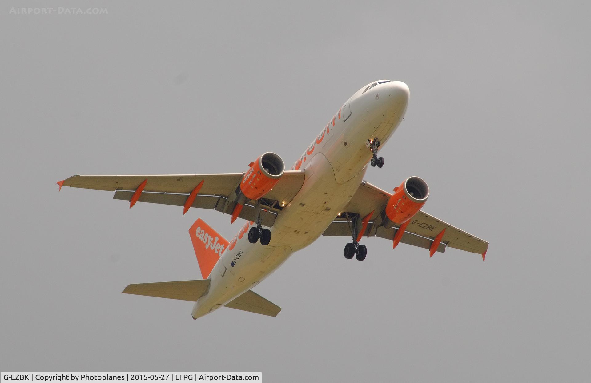 G-EZBK, 2007 Airbus A319-111 C/N 3041, CGD approach