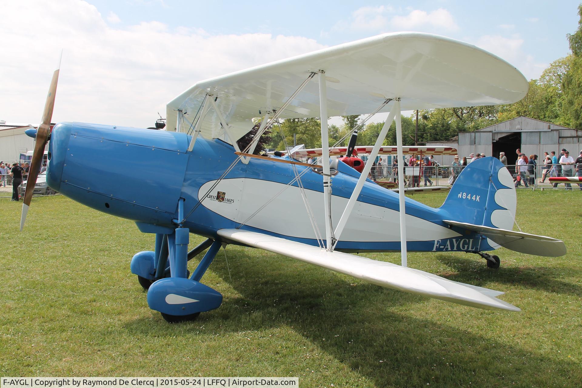 F-AYGL, 1930 Great Lakes 2T-1A Sport Trainer C/N 91, Ex N844K Great Lakes imported to France.