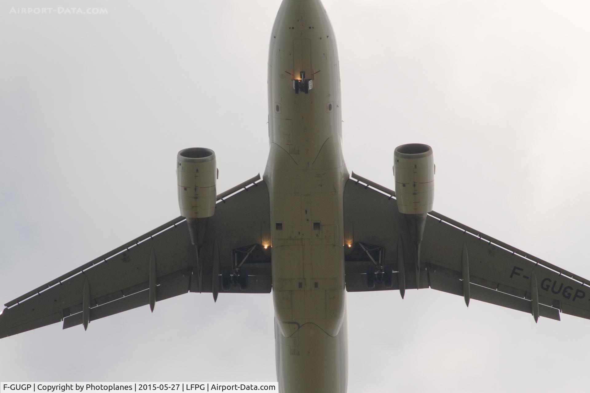 F-GUGP, 2006 Airbus A318-111 C/N 2967, CDG approach