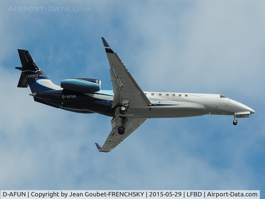 D-AFUN, 2013 Embraer EMB-135BJ Legacy 650 C/N 14501168, beautiful Legacy landing 23
