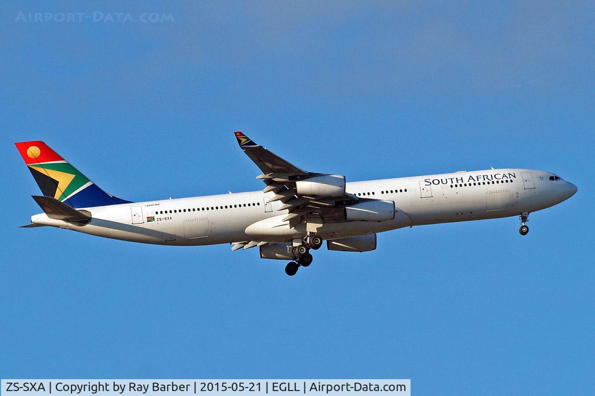 ZS-SXA, 2003 Airbus A340-313E C/N 544, Airbus A340-313E [544] (South African Airways) Home~G 21/05/2015