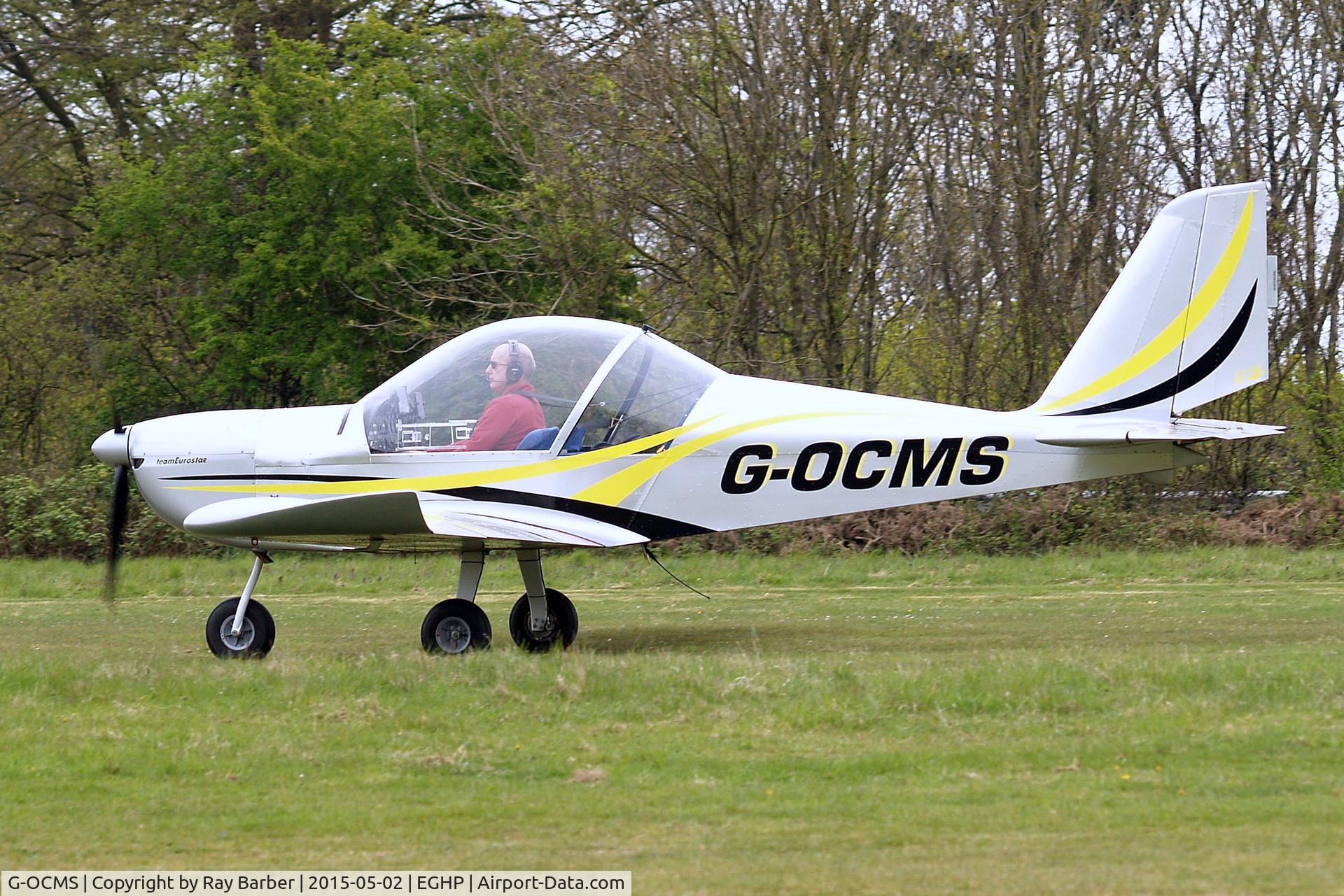 G-OCMS, 2010 Cosmik EV-97 TeamEurostar UK C/N 3718, Evektor EV-97 Eurostar [2010-3718] Popham~G 02/05/2015