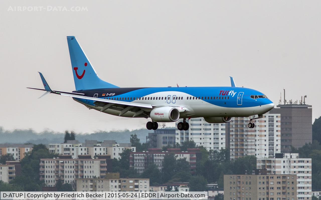 D-ATUP, 2015 Boeing 737-8K5 C/N 41662, on final, inbound from Las Palmas