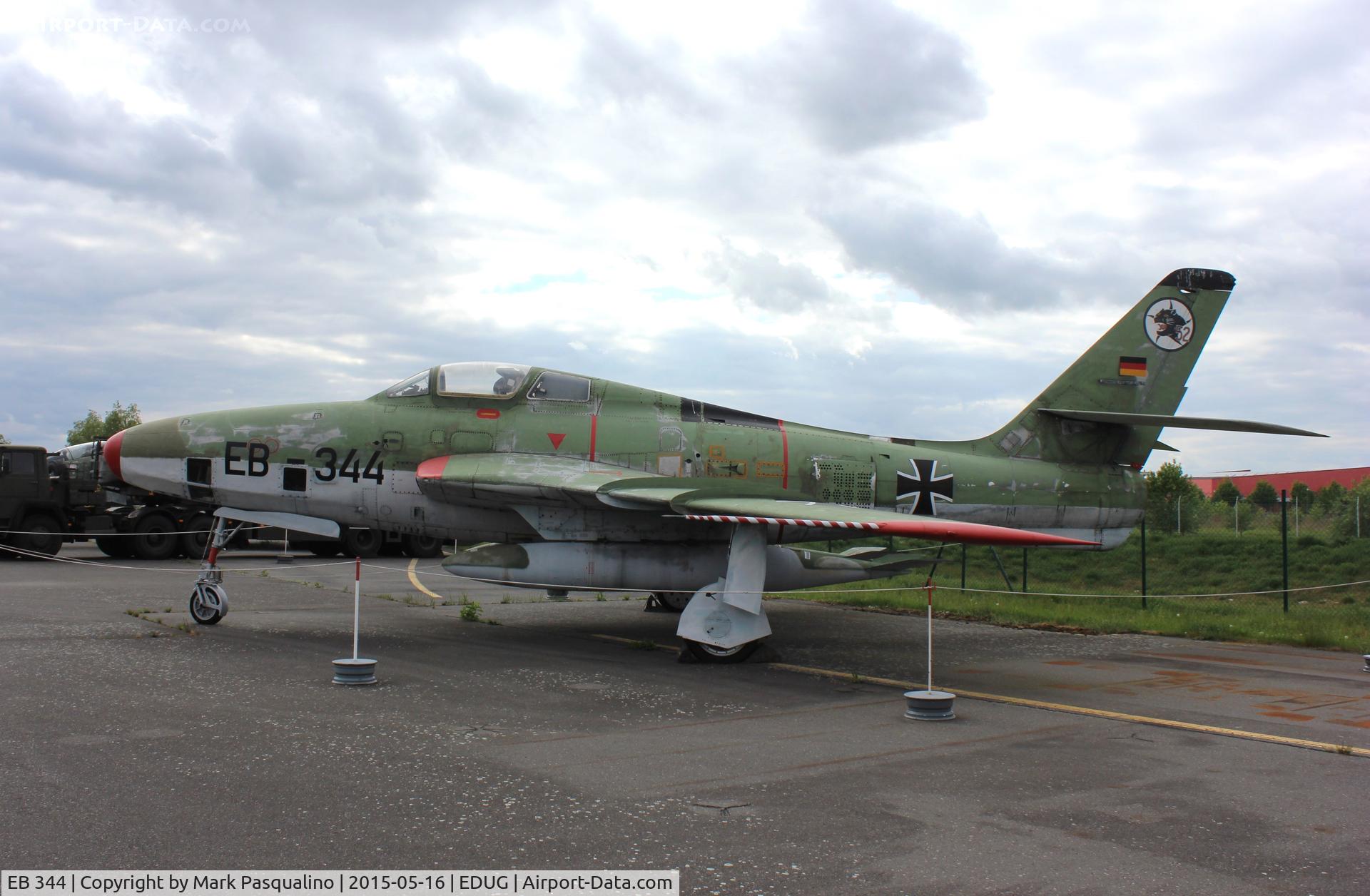 EB 344, 1955 Republic RF-84F Thunderflash C/N 52-7346, Republic RF-84F