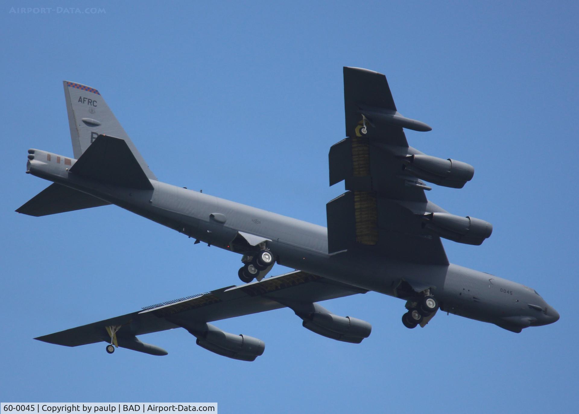 60-0045, 1960 Boeing B-52H Stratofortress C/N 464410, At Barksdale Air Force Base.