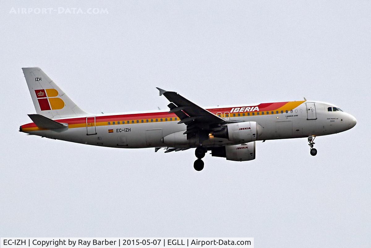 EC-IZH, 2004 Airbus A320-214 C/N 2225, Airbus A320-214 [2225] (Iberia) Home~G 07/05/2015. On approach 27L.