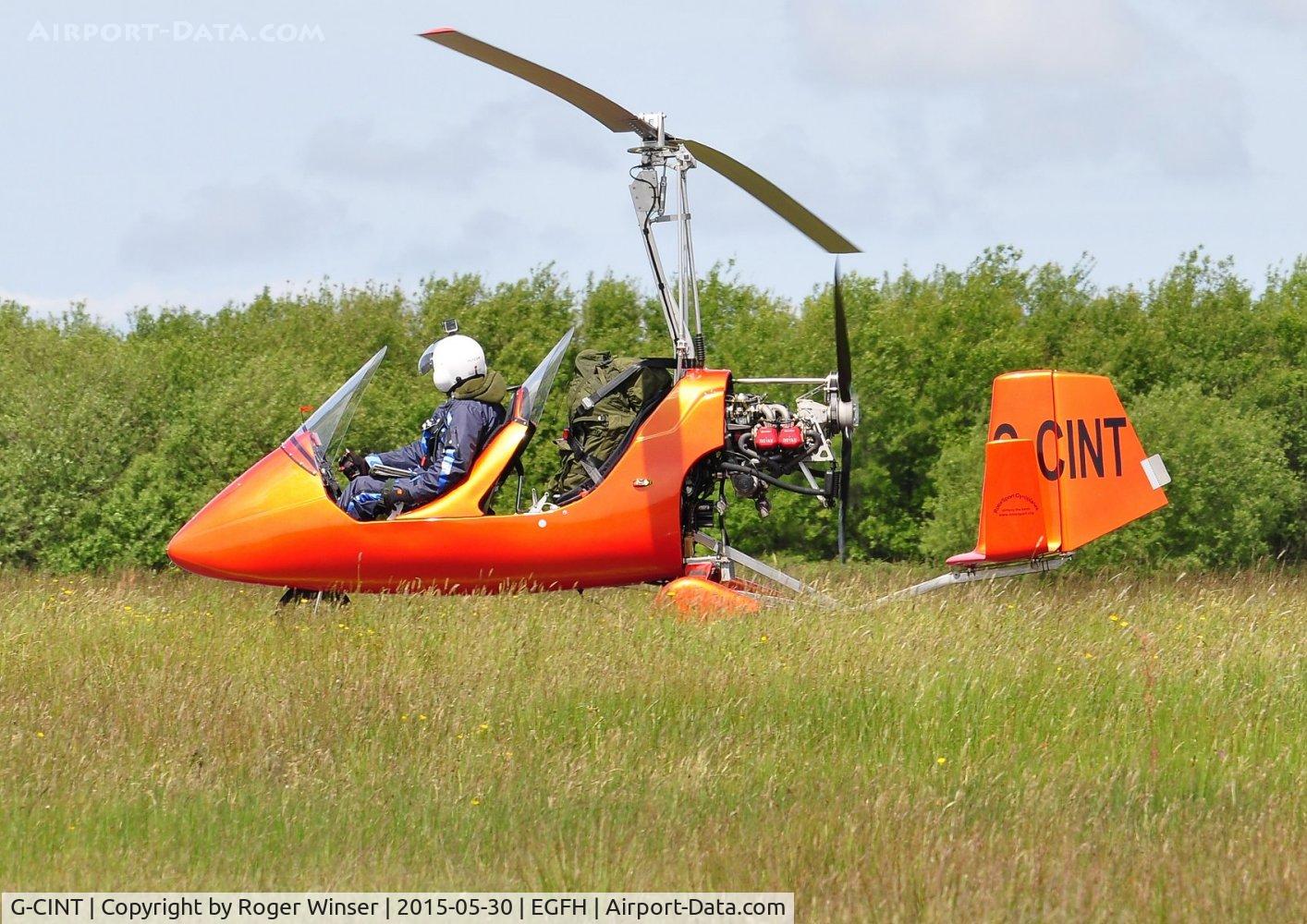 G-CINT, 2014 Rotorsport Uk MTOsport C/N RSUK/MTOS/056, Visiting MTOSport gyroplane. Based at HMS Heron.