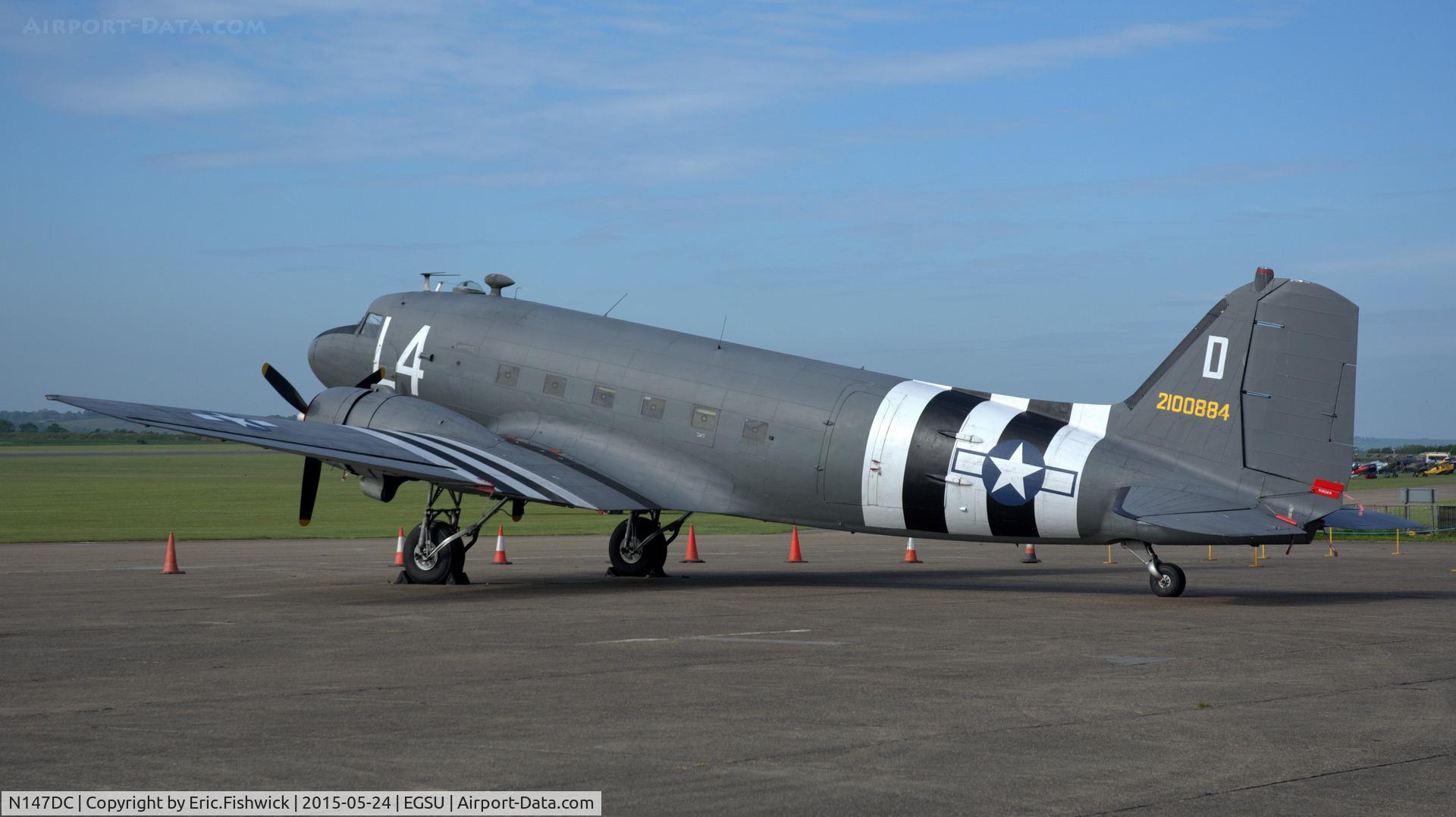N147DC, 1943 Douglas C-47A-75-DL Skytrain C/N 19347, 1. 2100884 at The IWM VE Day Anniversary Air Show, May 2015.