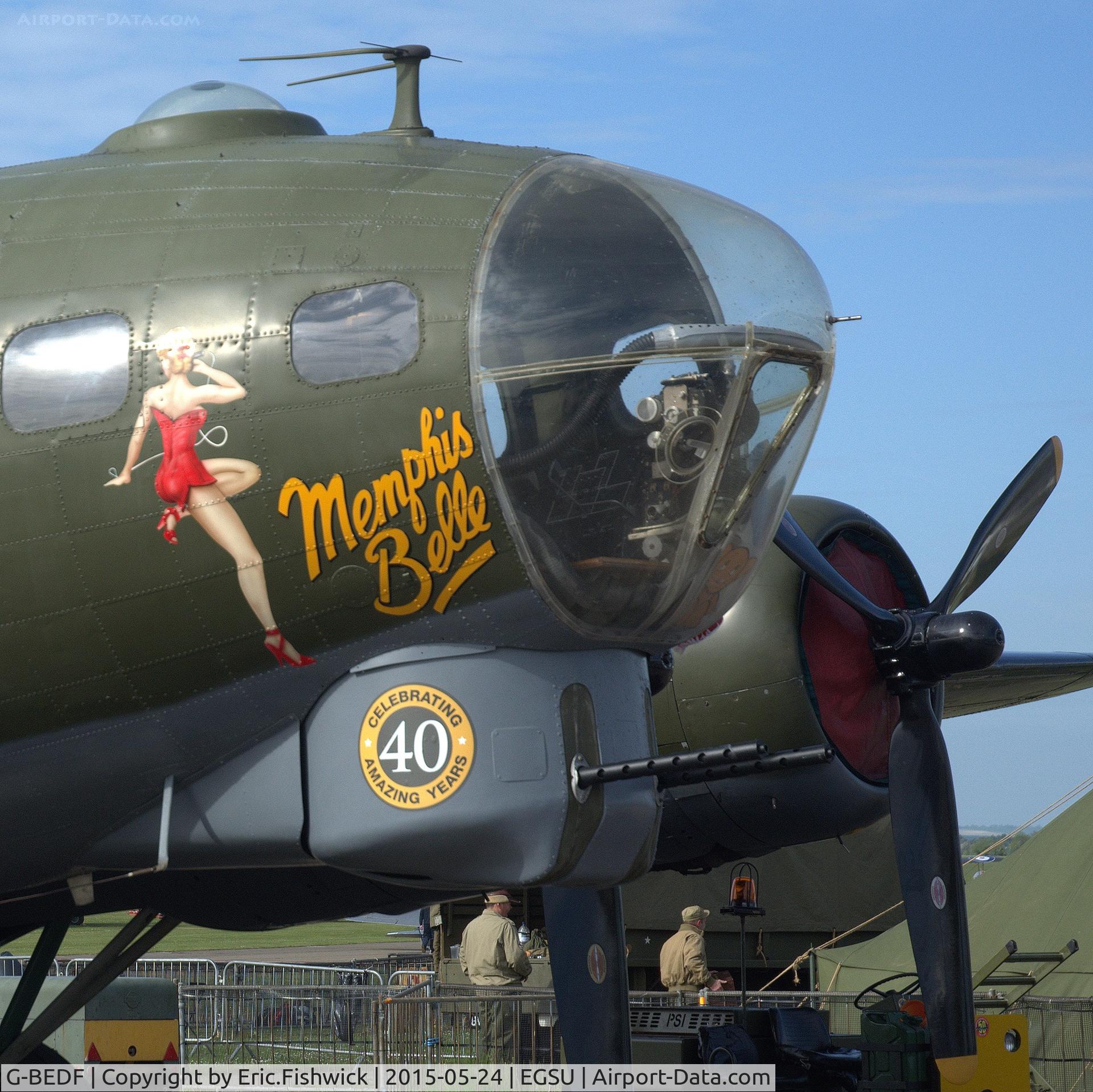 G-BEDF, 1944 Boeing B-17G Flying Fortress C/N 8693, 4. 'Sally B' celebrating an incredible 40 years since the Aircraft arrived in the U.K. 
