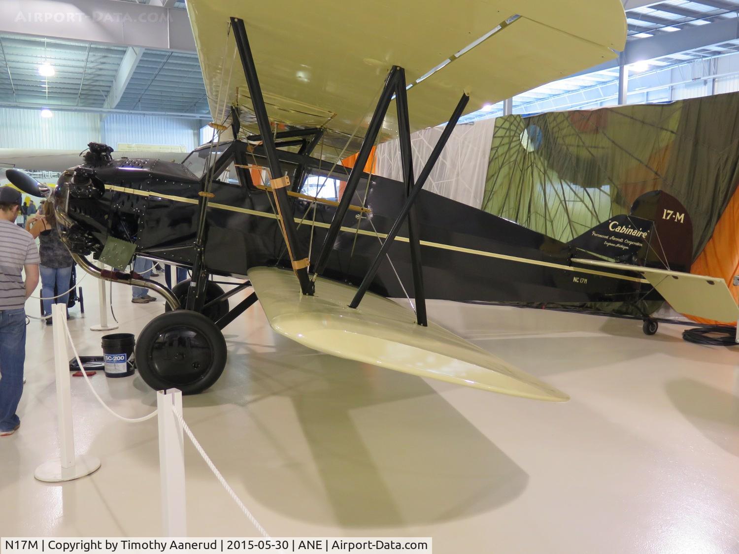 N17M, 1929 Paramount Cabinaire C/N 7, 1929 Paramount CABINAIRE, c/n: 7
