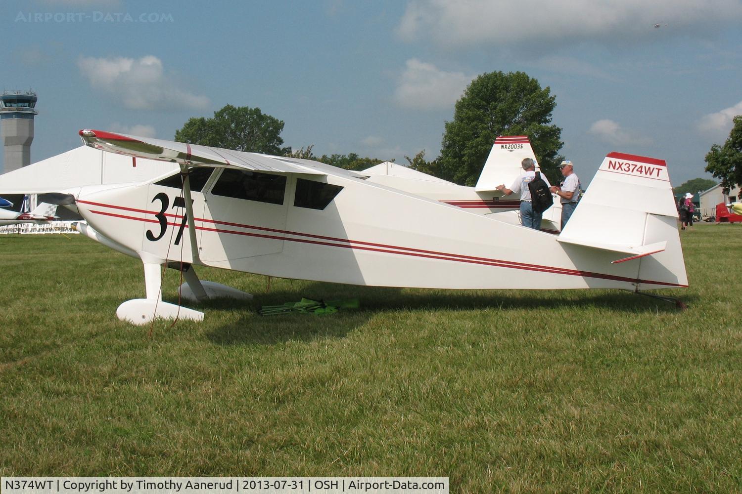 N374WT, 2003 Wittman W-10 Tailwind C/N 168, 2003 Wittman W-10 Tailwind, c/n: 168