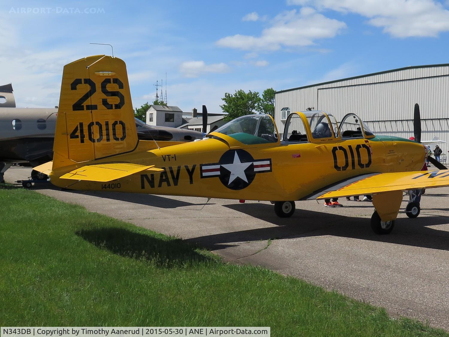 N343DB, 1957 Beech T-34B Mentor C/N BG-317, 1957 Beech D-45, c/n: BG-317