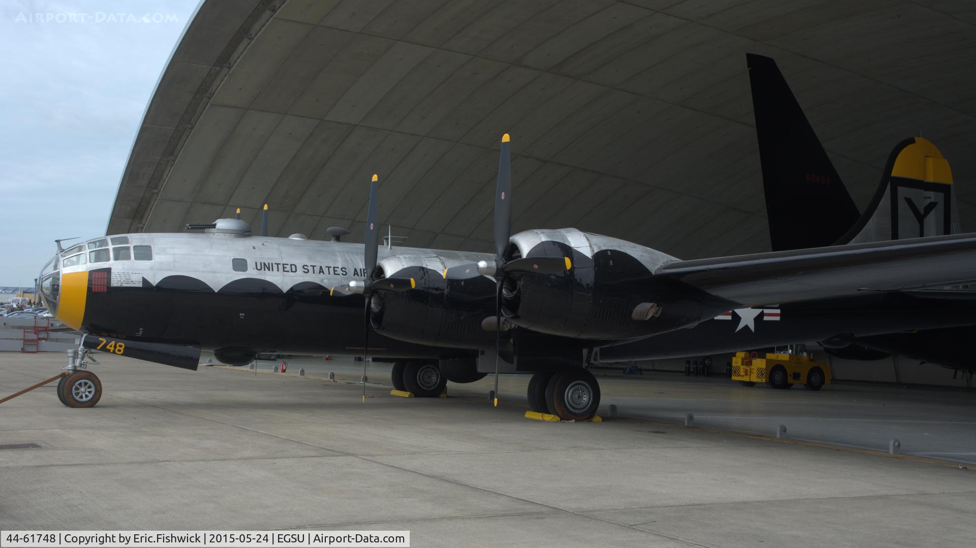 44-61748, 1945 Boeing B-29A Superfortress C/N 11225, 1. 44-61748 'Hawg Wild' emerges from the American Air Museum.