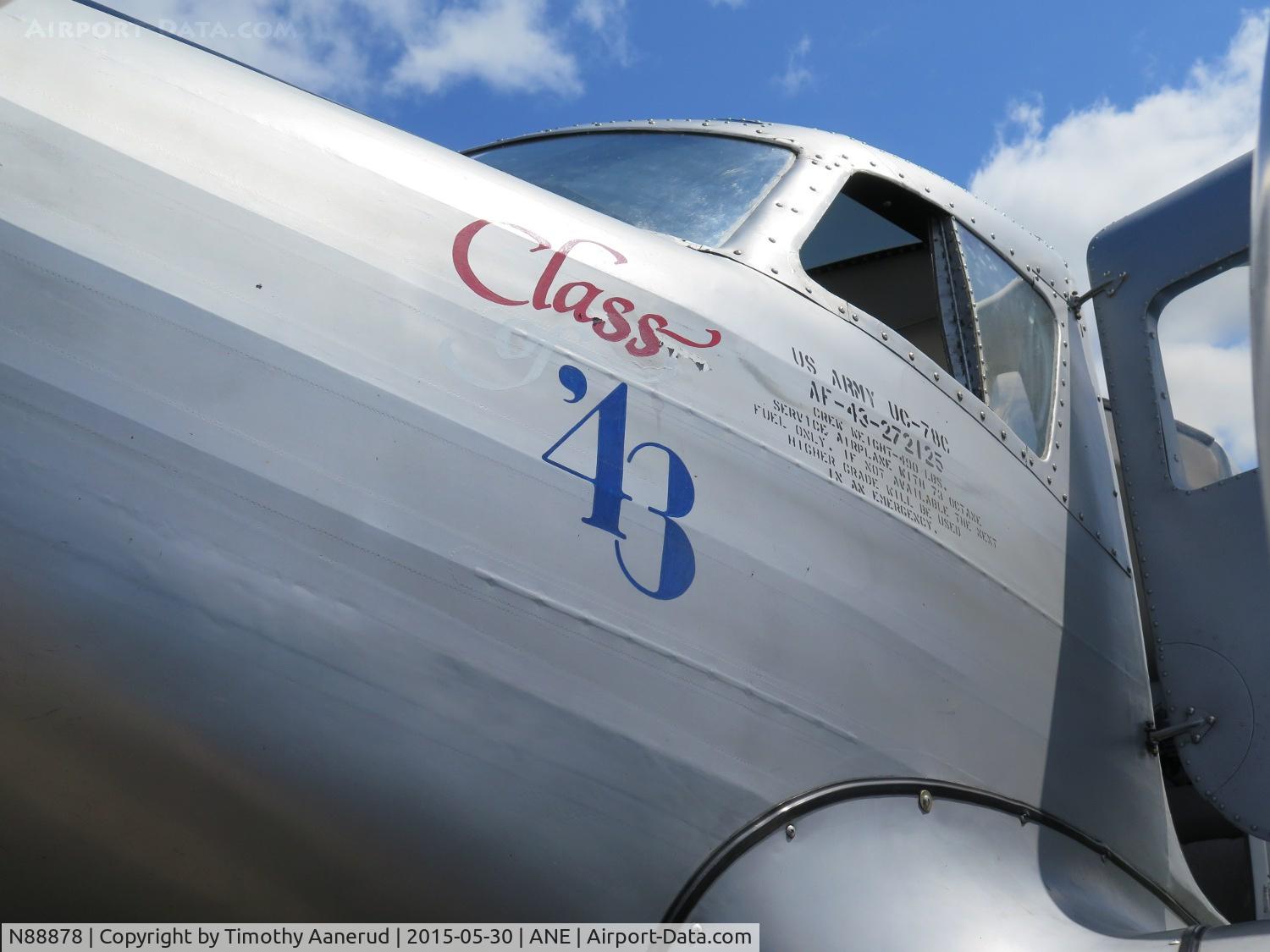 N88878, 1943 Cessna UC-78C (T-50) Bobcat C/N 4121, 1943 Cessna UC-78C (T-50), c/n: 4121