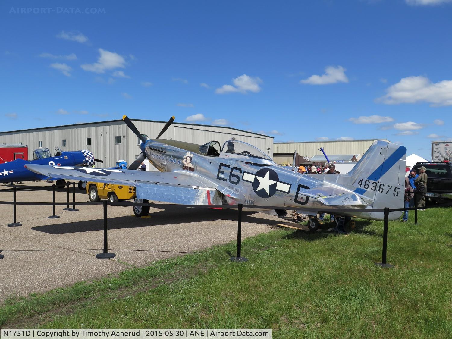 N1751D, 1944 North American P-51D Mustang C/N 122-31401 (44-63675), N1751D (Sierra Sue II), 1944 North American P-51D Mustang, c/n: 44-63675