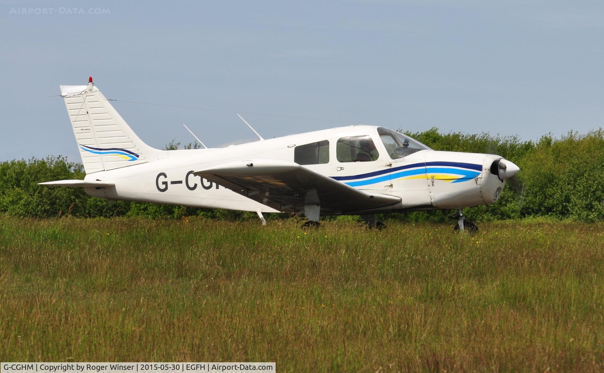G-CGHM, 1974 Piper PA-28-140 Cherokee Cruiser C/N 28-7425143, Visiting Piper Cherokee.
Previously registered PH-NSM.