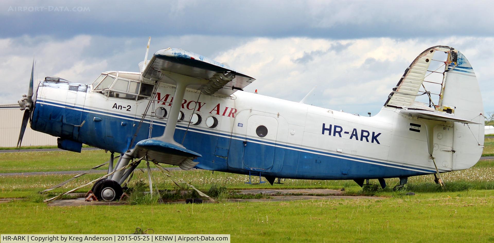 HR-ARK, Antonov An-2 C/N 1G188-12, Antonov AN-2 sitting neglected on the side of the airport in Kenosha, WI