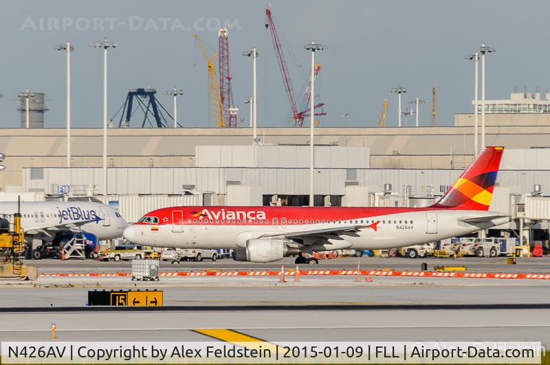 N426AV, 2009 Airbus A320-214 C/N 4026, Ft. Lauderdale