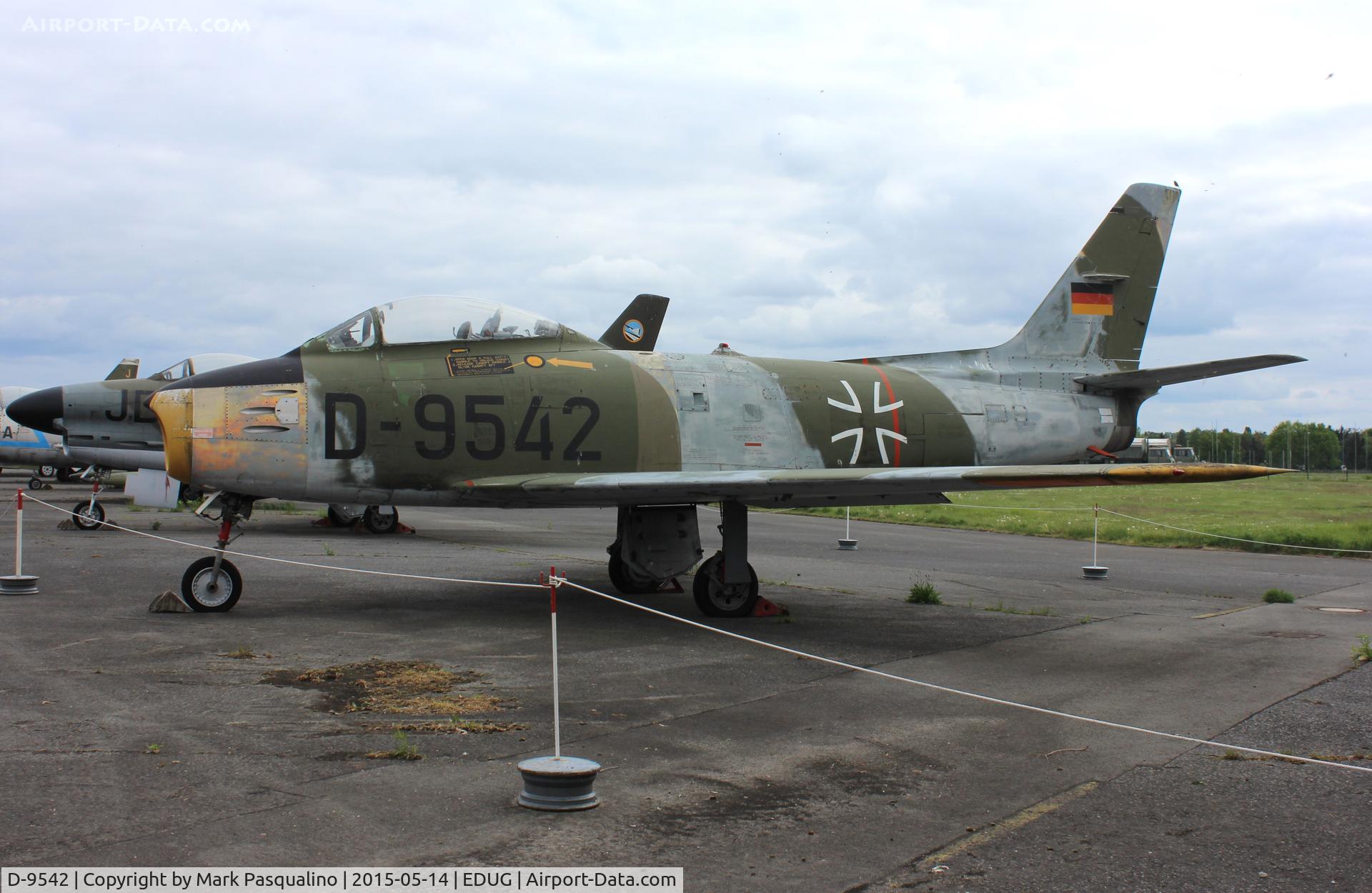 D-9542, 1956 Canadair CL-13B Sabre 6 C/N S6-1740, Canadair CL-13B Sabre 6