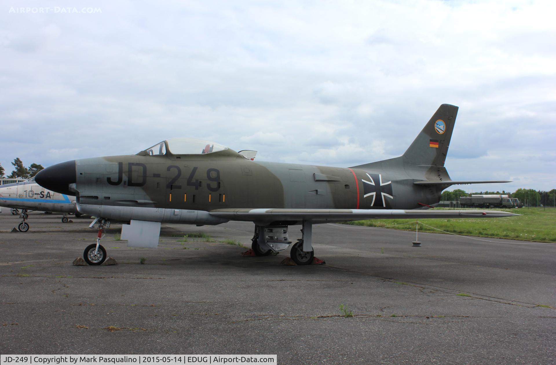 JD-249, 1955 North American F-86K Sabre C/N 232-121, North American F-86K