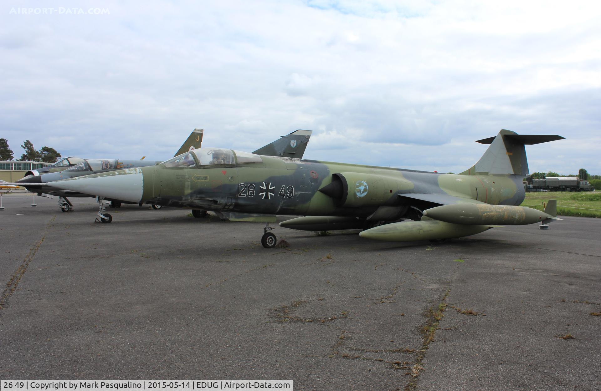 26 49, Lockheed F-104G Starfighter C/N 683-7309, Lockheed F-104G