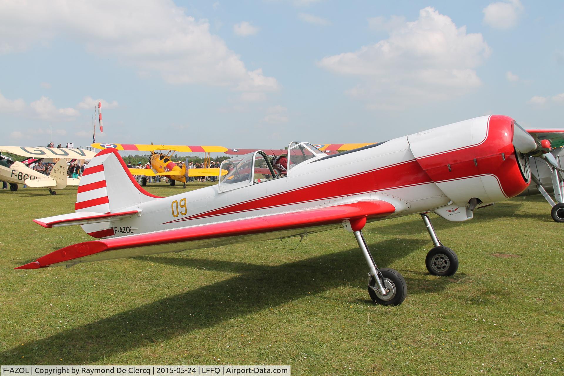 F-AZOL, 1977 Yakovlev Yak-50 C/N 77-1009, Former N63RA now flying as F-AZOL in France.
