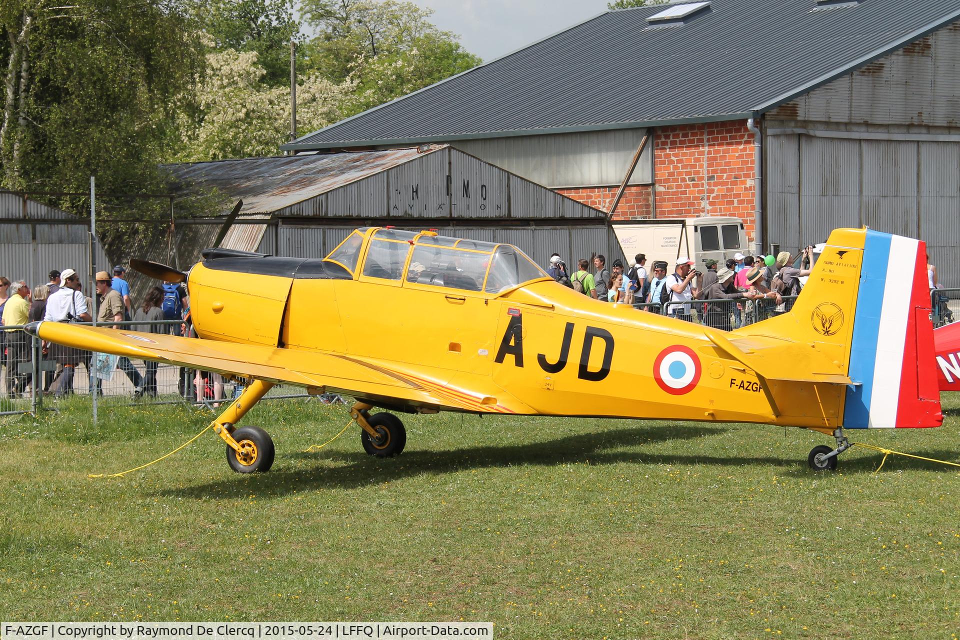 F-AZGF, Nord 3202 Master C/N 80, At La Ferté-Alais airshow 2015.