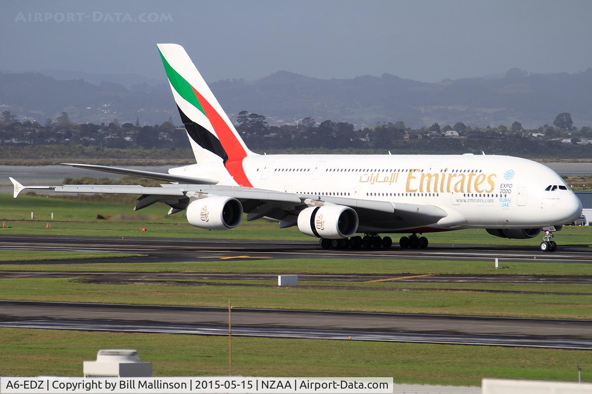 A6-EDZ, 2012 Airbus A380-861 C/N 107, inbound from BNE