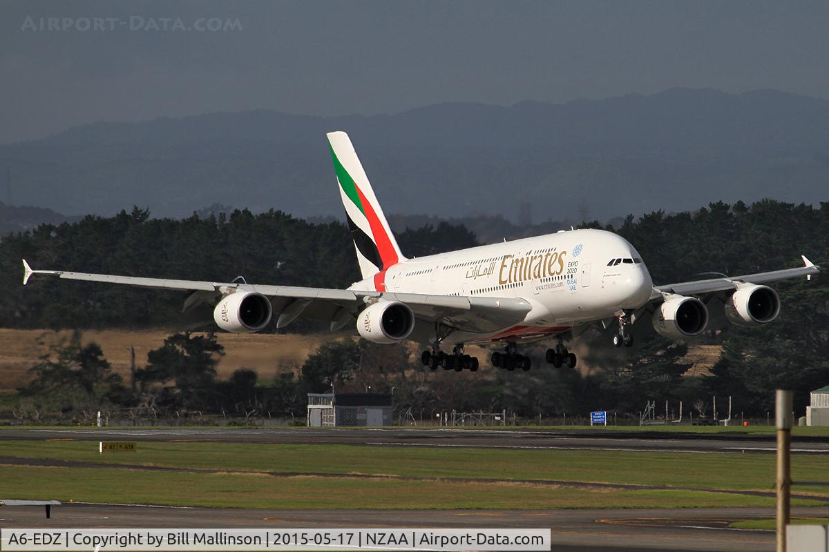 A6-EDZ, 2012 Airbus A380-861 C/N 107, inbound for 23L from BNE
